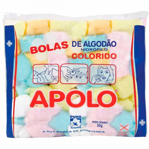 Algodao Bolas Color Apolo 50g