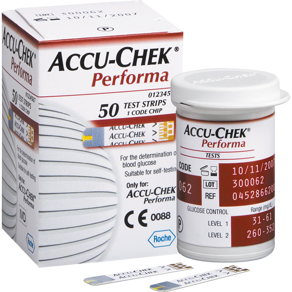 Tiras Accu-Check Performa 50 Unidades