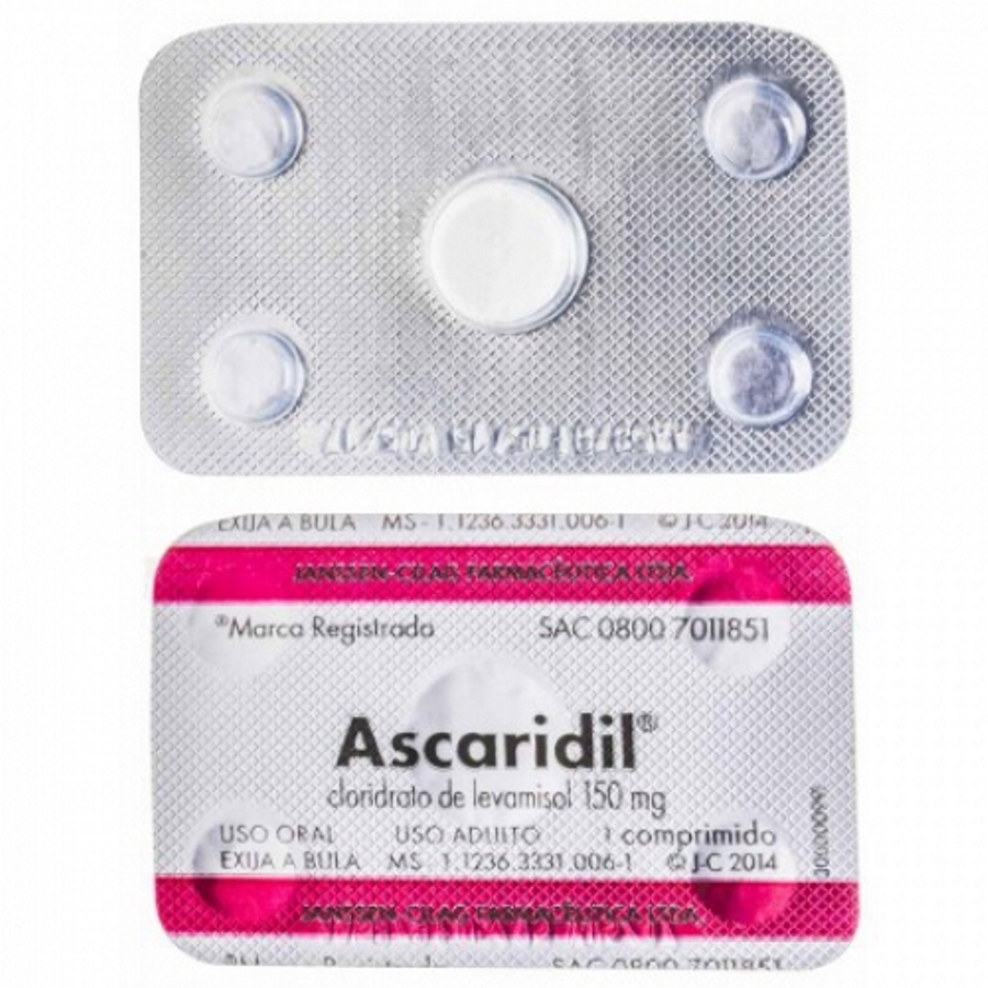 Ascaridil Adulto com 1 Comprimido