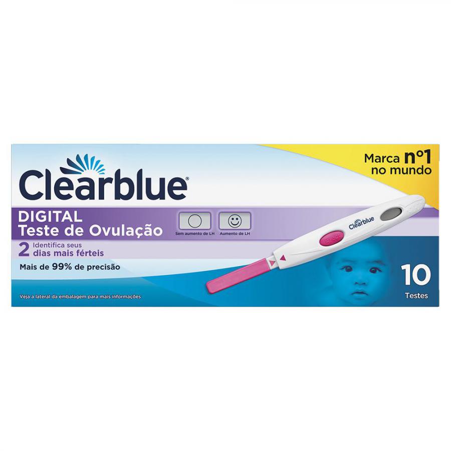 Teste De Ovulacao Clearblue Digital 10 Testes