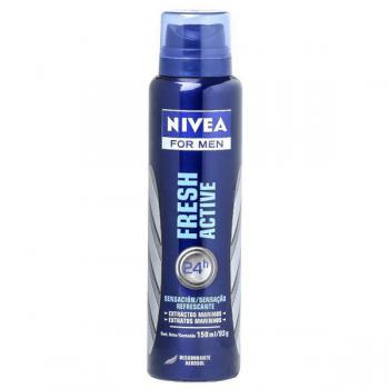 Desodorante Masculino Nivea For Men Fresh Active aerossol 150mL