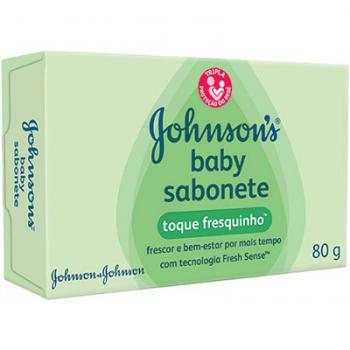 Sabonete Barra Infantil Johnsons e Johnsons Toque Fresquinho 80gr