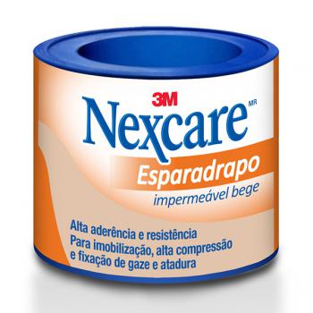 Esparadrapo Impermeável Nexcare Bege de 25mm x 0,9m