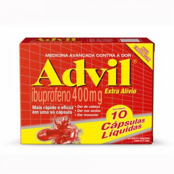 Advil Extra Alivio 400mg 10 Capsulas