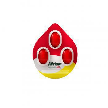 Alivium 400mg com 3 capsulas