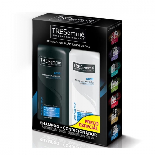 KIT TRESEMME HIDRATAÇÃO PROFUNDA SHAMPOO+CONDICIONADOR 400ML