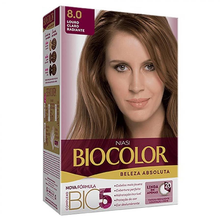 Tintura BioColor Creme 8.0 Louro Suave