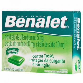 Benalet Sabor Menta 12 Pastilhas