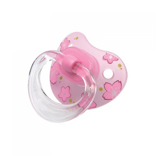 Chupeta Kuka 62802 Bico Silicone Ortondontica Rosa