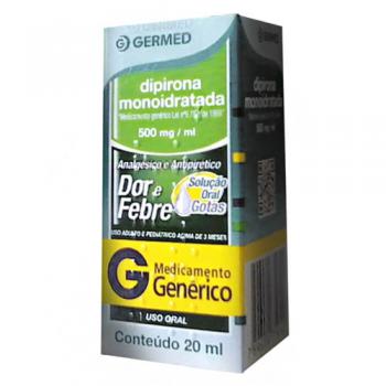 Dipirona sodica 500mg com 20 ml