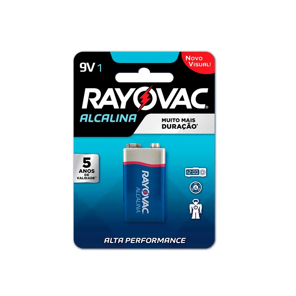 BATERIA RAYOVAC 9V ALCALINA  C/1