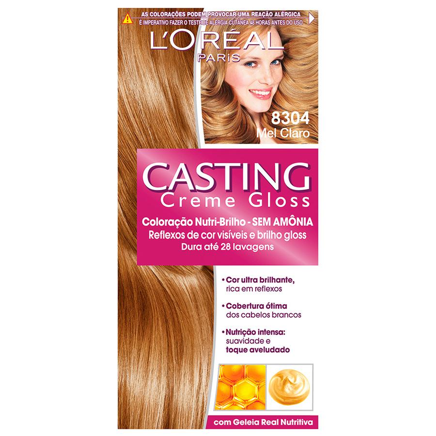 TINTURA CASTING GLOSS 8304 MEL CLARO