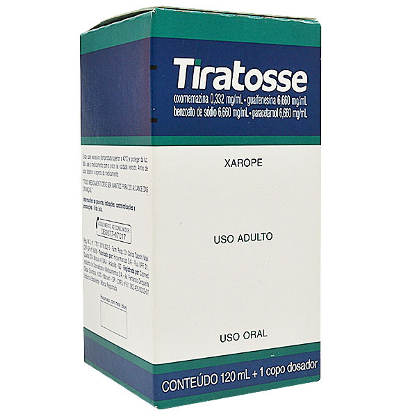 Tiratosse Adulto Xarope com 120ml