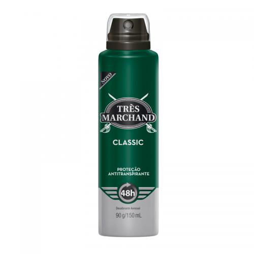 Desodorante Aerosol Tres Marchand Classic 90g