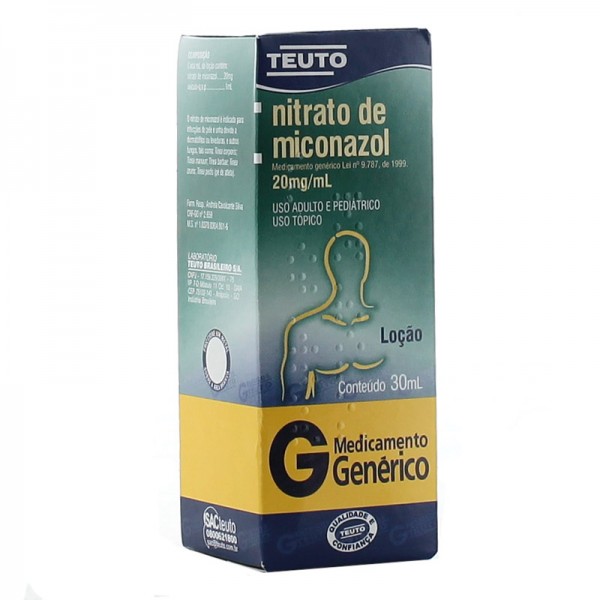 Nitrato de Miconazol 20mg Loção Tópica 30ml