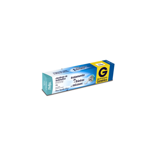 Cloridrato de Terbinafina 10mg Creme Dermatologico 20g