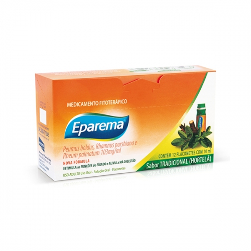 Eparema Sabor Hortela com 12 flaconetes 10ml