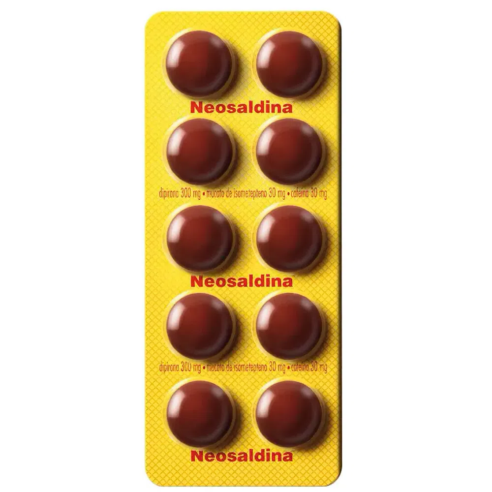 Neosaldina 30mg + 300mg + 30mg 10 drageas