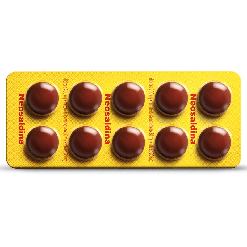 Neosaldina 30mg + 300mg + 30mg 10 drageas