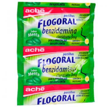 FLOGORAL 3 MG C/ 4 PST MENTA