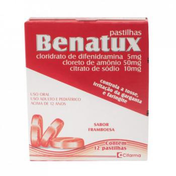 Benatux Sabor Framboesa 12 Pastilhas