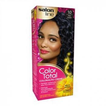 TINTURA COLOR TOTAL SALON LINE 1.0 PRETO AZ