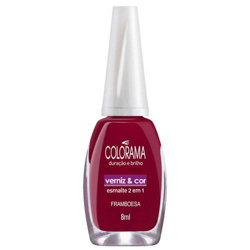 ESM COLORAMA VERNIZ & COR FRAMBOESA UN