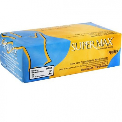 LUVA DESC.C/100 SUPER MAX P